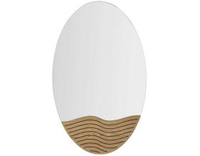 Miroir ovale en mdf Lines 50 x 1.5 x 80 cm