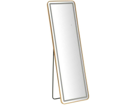 Miroir sur pieds avec bandeau led 3 couleurs Marcia (Rectangulaire)