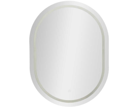 Miroir à poser avec bandeau led 3 couleurs 60 x 3.5 x 80 cm (Arc)