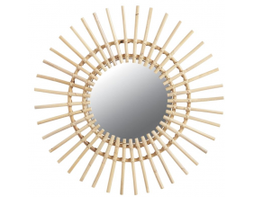 Miroir rotin Soleil