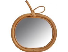 Miroir en rotin Pomme