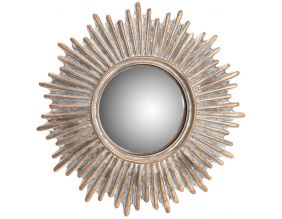 Miroir soleil en polyrésine Agathe 20 cm