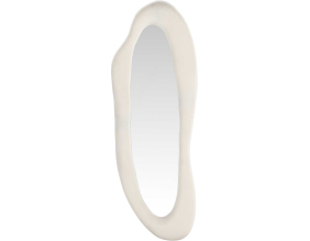Miroir en tissu beige Louisville 66 x 185 cm