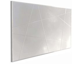 Miroir en verre 130 x 62 cm (Silver)