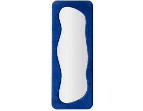 Miroir en verre et tissu Theodor 60 x 4 x 160 cm (Bleu)