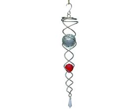 Mobile à vent design Crystal Tail (Rouge)