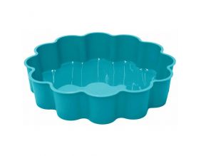 Moule à gateau en silicone 6 parts coeur (Bleu vert)