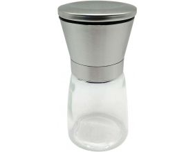 Moulin à poivre et sel en inox et verre