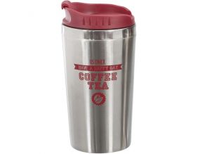 Mug de transport double paroi Coffee (Rouge)