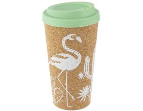 Mug de transport en liège 45 cl (Vert)