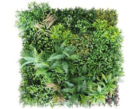 Mur végétal en plastique 1 m x 1 m (Tropic)