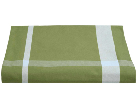 Nappe en coton bio La nonna pistacchio (160 x 250 cm)