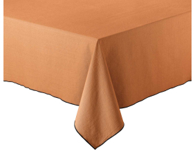 Nappe en coton recyclé Grace 170 x 300 cm (Caramel)