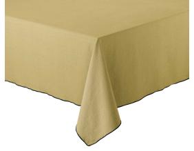 Nappe en coton recyclé Grace 140 x 140 cm (Kaki)