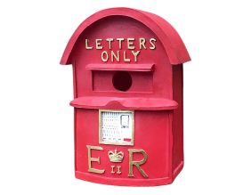 Nichoir boite à lettres britannique rouge
