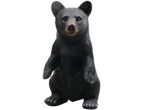 Ours noir en résine 40 cm (Debout)