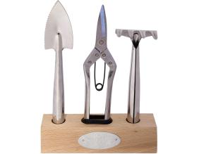 Outils de jardin d'intérieur en acier inoxydable
