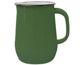 PIchet en émail Classic 2.5 L (Vert foncé)