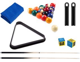 Pack d'accessoires pour billard Confort (Pour billard 6 feet)