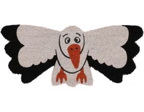 Paillasson animal en fibres de coco intérieur extérieur (Cigogne)