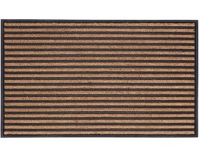 Paillasson en caoutchouc et coco 76 x 45,5 cm (Traits)