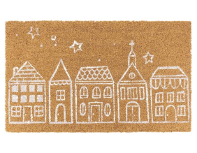 Paillasson coco intérieur extérieur 75 x 45 cm (Village de Noel)