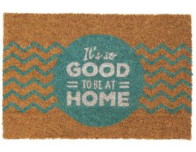 Paillasson fibre de coco avec inscription  60 x 40 cm (Good to be at home)