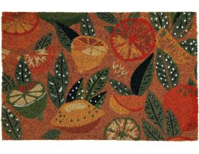 Paillasson en fibres de coco Agrumes 60 x 40 cm