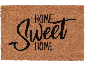 Paillasson en fibres de coco avec inscription  60 x 40 cm (Inscription Home sweet home)