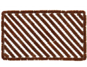 Paillasson spirale en fibres de coco (75 x 45 cm)