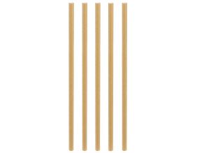 Pailles imprimées fantaisies en papier (Lot de 50) (Naturel)