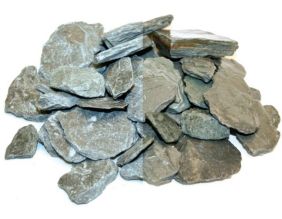 Paillis d'ardoises gris vert argenté 30/60 (Unitaire)