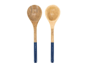 Paire de couverts à salade en manguier
