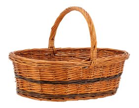 Panier Lucette en osier buff (Bas)