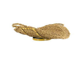 Panier à buche jonc et métal