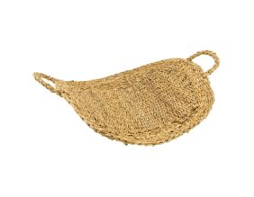 Panier à buche jonc et métal