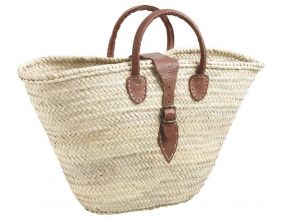 Panier couffin avec poignées et fermeture