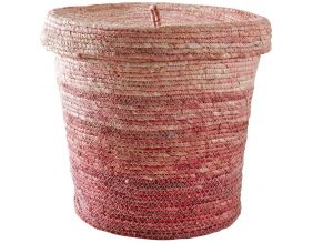 Panier à linge en maïs rose (Rose)