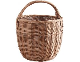 Panier rond en osier buff 30 cm