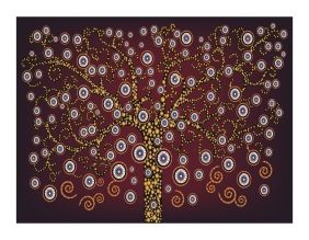 Papier peint - arbre (Orient) (400x309)
