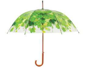 Parapluie cime de l'arbre métal et bois