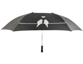 Parapluie double pour les amoureux