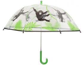 Parapluie transparent singe pour enfant