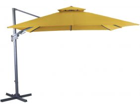 Parasol déporté inclinable et orientable Bioclim 3 x 3 m (Curry)