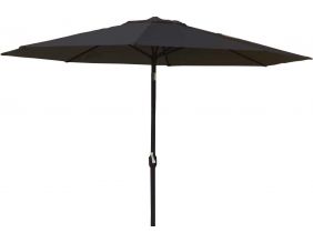 Parasol droit en aluminium 3.5 m Marlou (Anthracite)