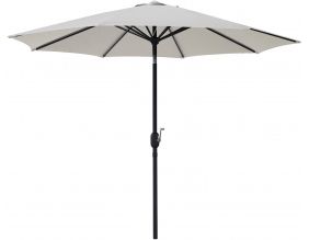 Parasol droit rond Eko 2.5 m (Ivoire)