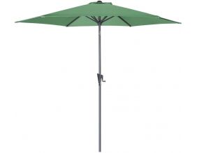 Parasol rond aluminium avec manivelle 3m Tilt (Vert)