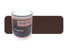 Peinture brun chocolat pour meuble en bois brut 1 litre (Brun chocolat)