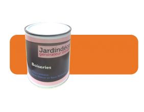 Peinture orange foncé pour meuble en bois brut 1 litre (Orange foncé)