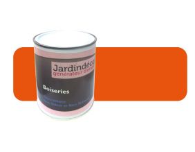 Peinture orange pur pour meuble en bois brut 1 litre (Orange pur)